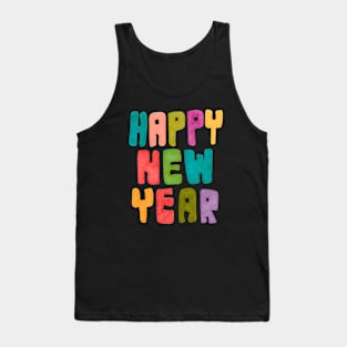 Vibrant Happy New Year Tank Top